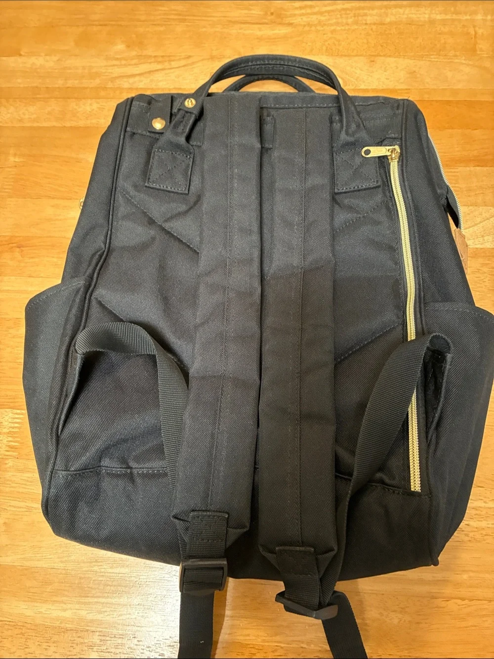 Anello Black Canvas Backpack for Everyday Commuter